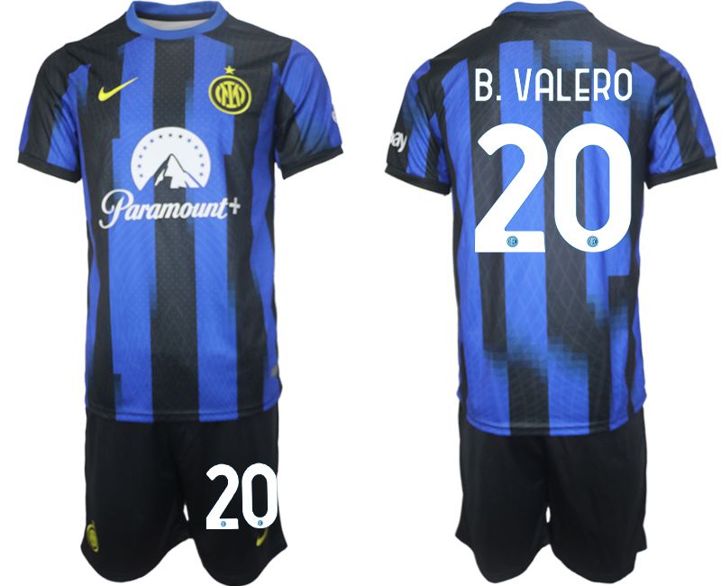 Men 2023-2024 Club Inter Milan home blue #20 Soccer Jersey->inter milan jersey->Soccer Club Jersey
